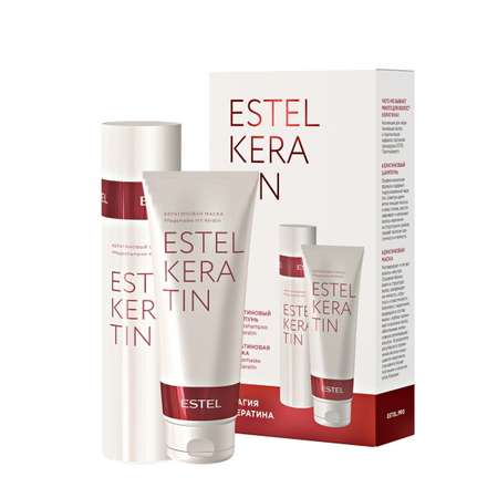 Косметический набор ESTEL keratin для ухода за волосами 250+250 мл