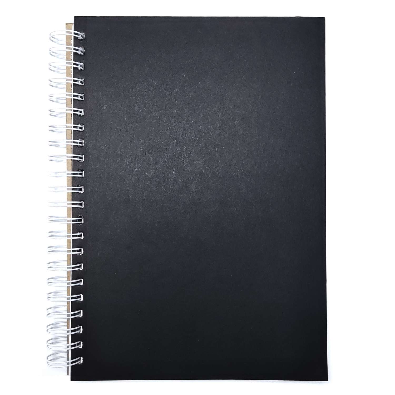Скетчбук ПСВ А4 230грамм с черной обложкой горизонтальный 60 листов - фото 1