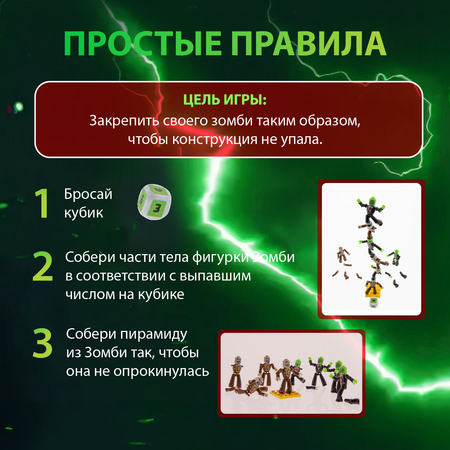 Игра настольная Never Wrong Атака Зомби 12302