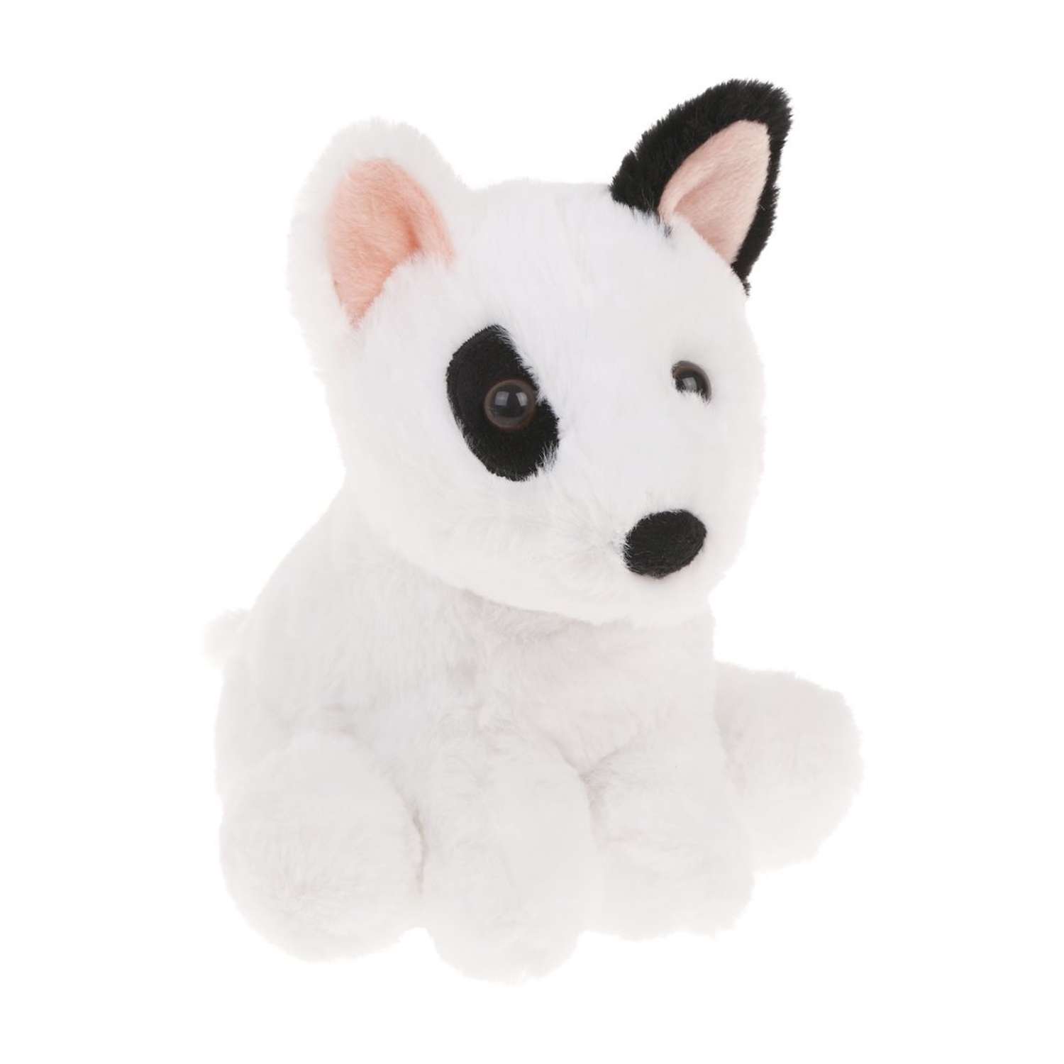 Мягкая игрушка Fluffy Family Бультерьер собачка игрушечная белая 20 см - фото 1