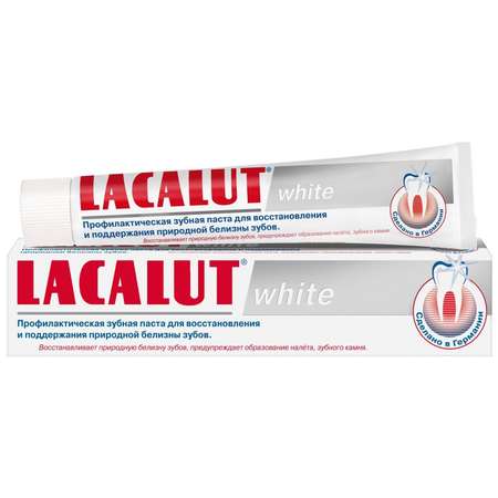 Зубная паста Lacalut White 75мл