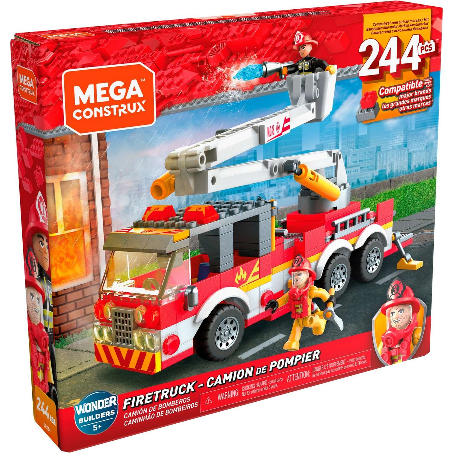Конструктор Mega Construx Пожарная машина GLK54 - фото 2