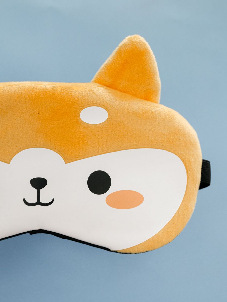 Маска для сна iLikeGift Shiba-inu yellow - фото 5