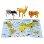 Игровой набор S+S Домашние животные с картой обитания внутри 3 шт Zooграфия