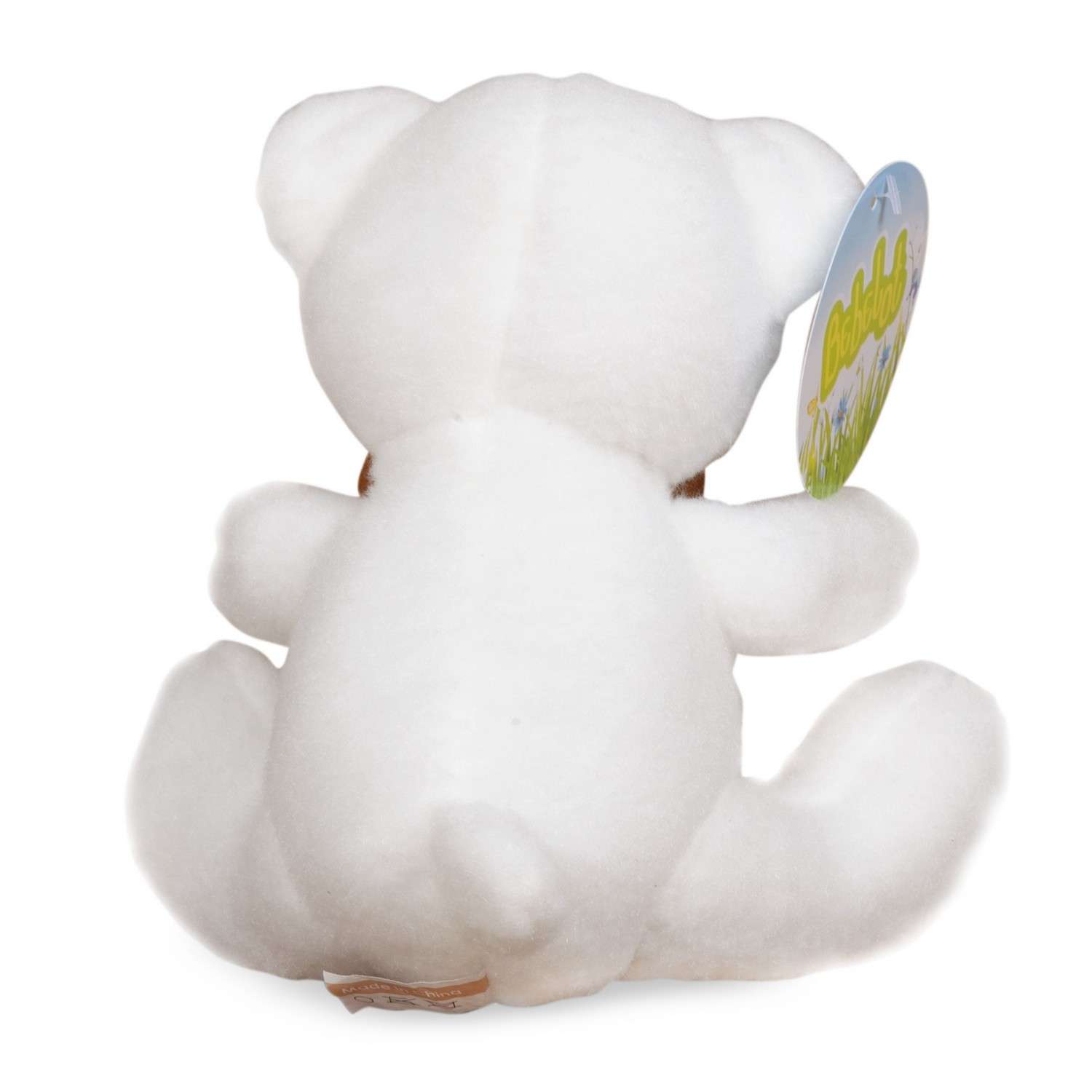 Мягкая игрушка Bebelot Мишка с бантом 18 см белый - фото 2
