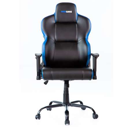 Кресло компьютерное VMMGAME UNIT UPGRADE с регулируемой спинкой кожа черно-синий