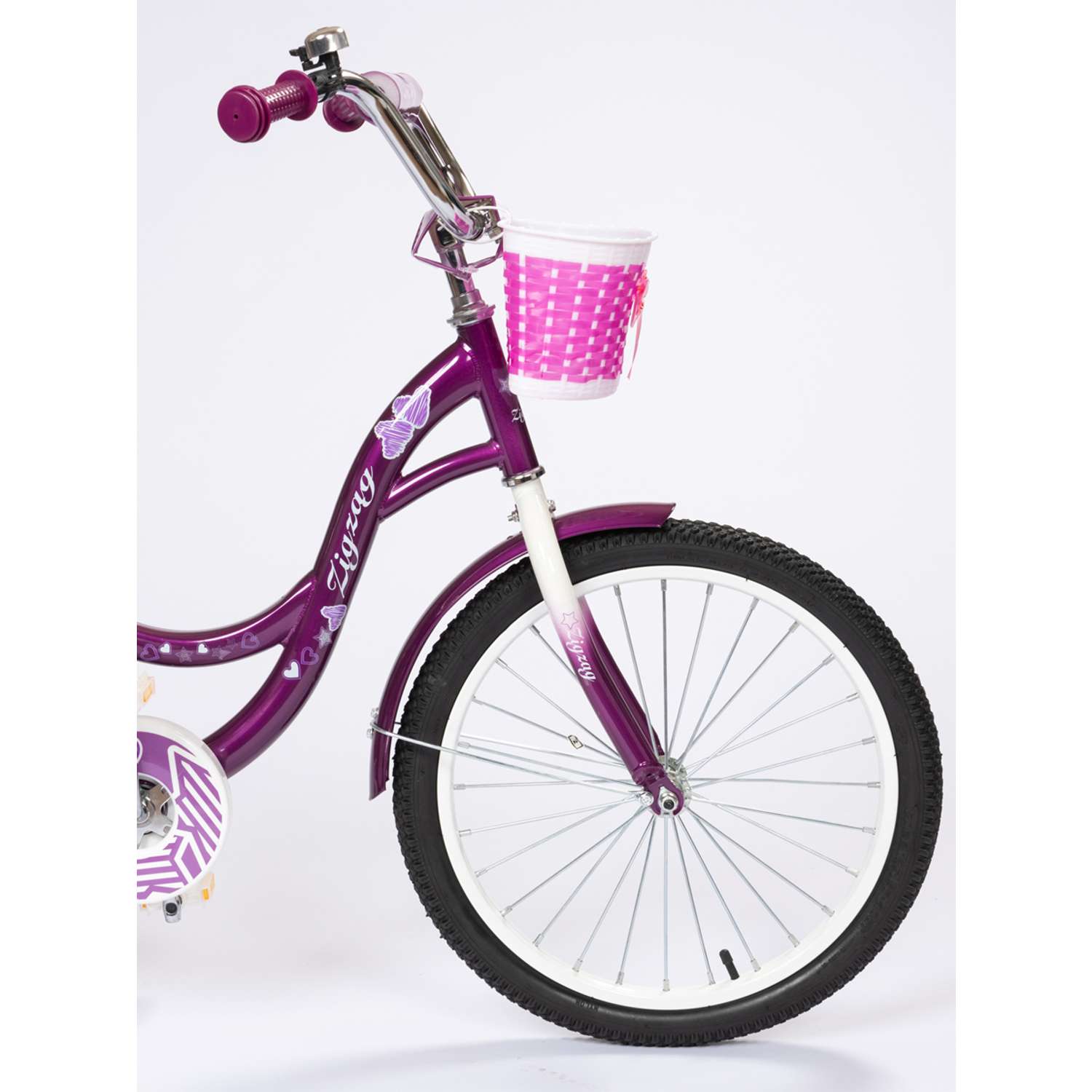 Велосипед ZigZag GIRL фиолетовый 18 дюймов - фото 5
