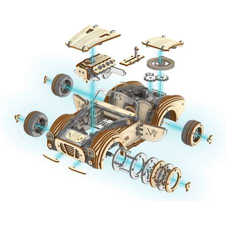 Конструктор Veter Models Механический Спидстер V2 442элемента AKV-02