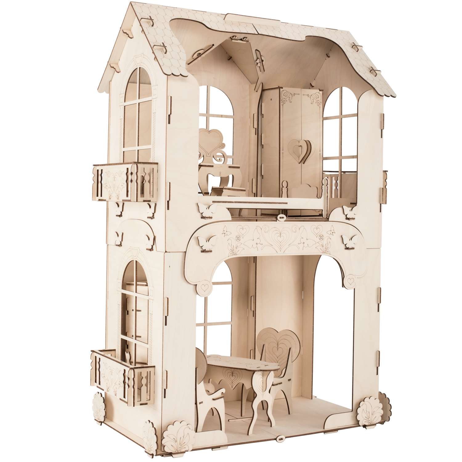 Конструктор ХэппиДом Дом для кукол до 30 см с мебелью HK-D016 HK-D016 - фото 2
