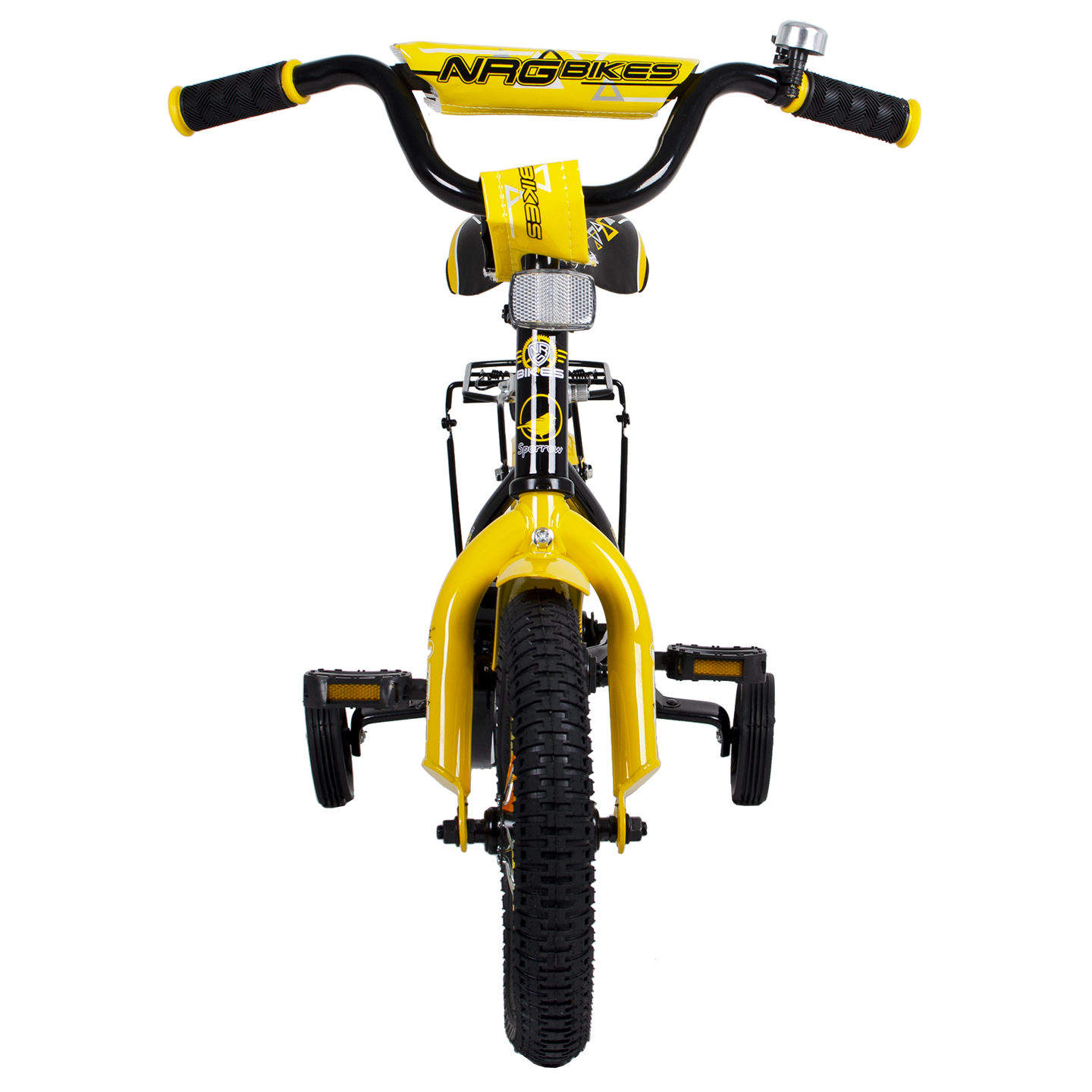 Велосипед NRG BIKES Sparrow 12 black-yellow - фото 14