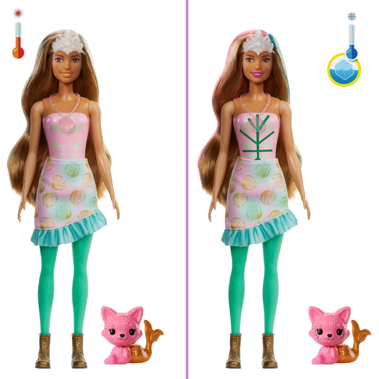 Кукла Barbie Русалка в непрозрачной упаковке (Сюрприз) GXV93 GXV93 - фото 9