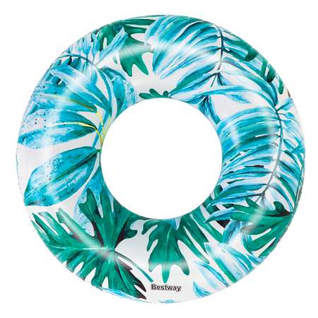 Круг для плавания BESTWAY Тропические пальмы Листья