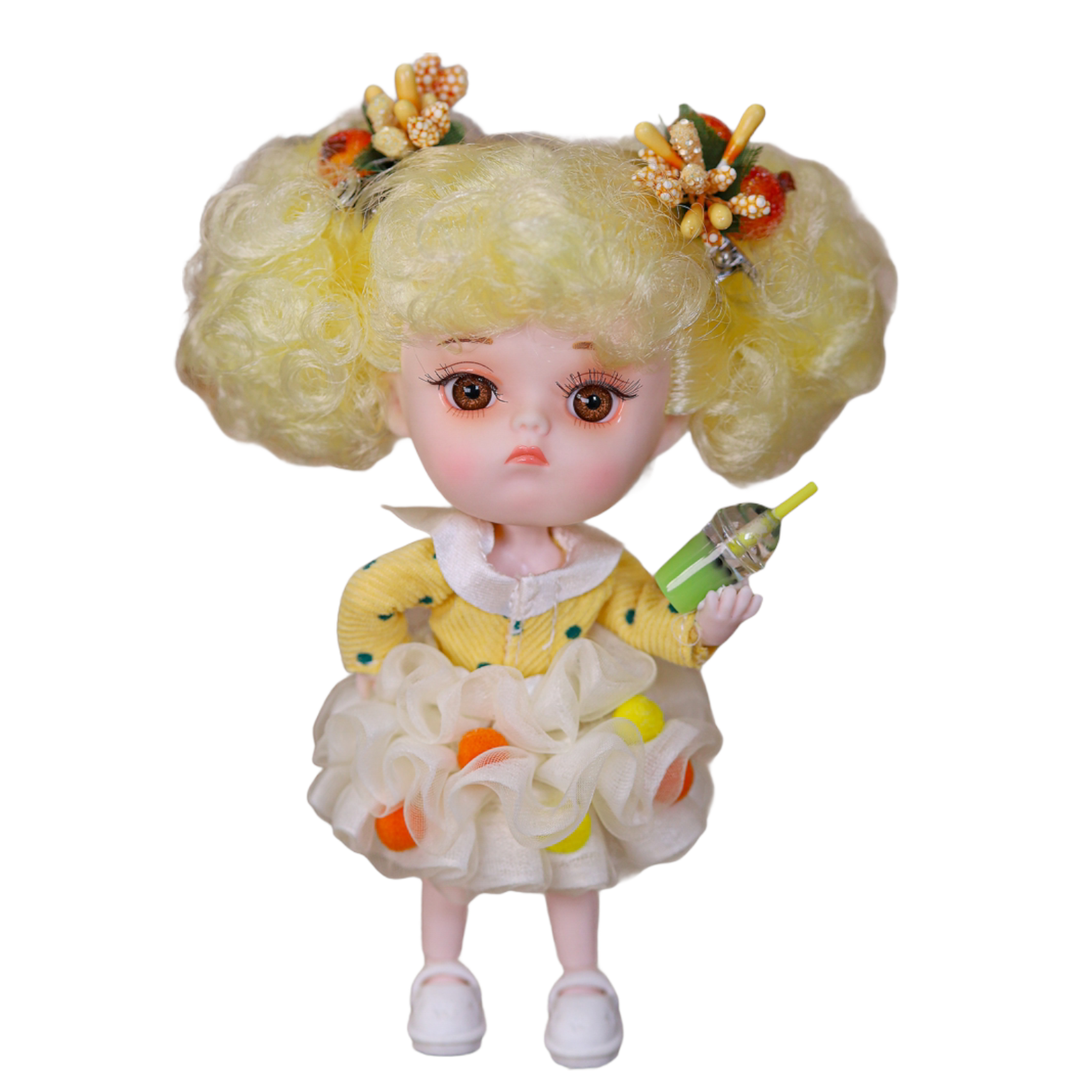 Кукла EstaBella Апельсинчик на шарнирах коллекционная 46283519 - фото 10