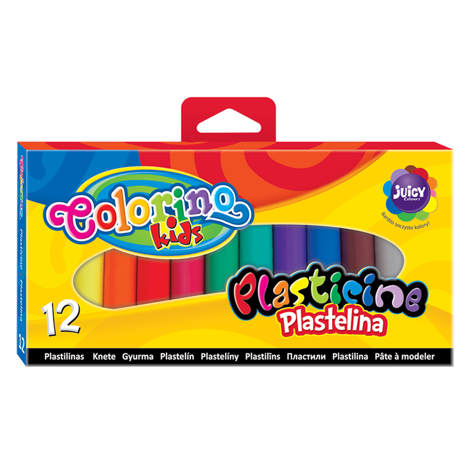 Пластилин COLORINO Kids 12 цветов круглой формы - фото 1