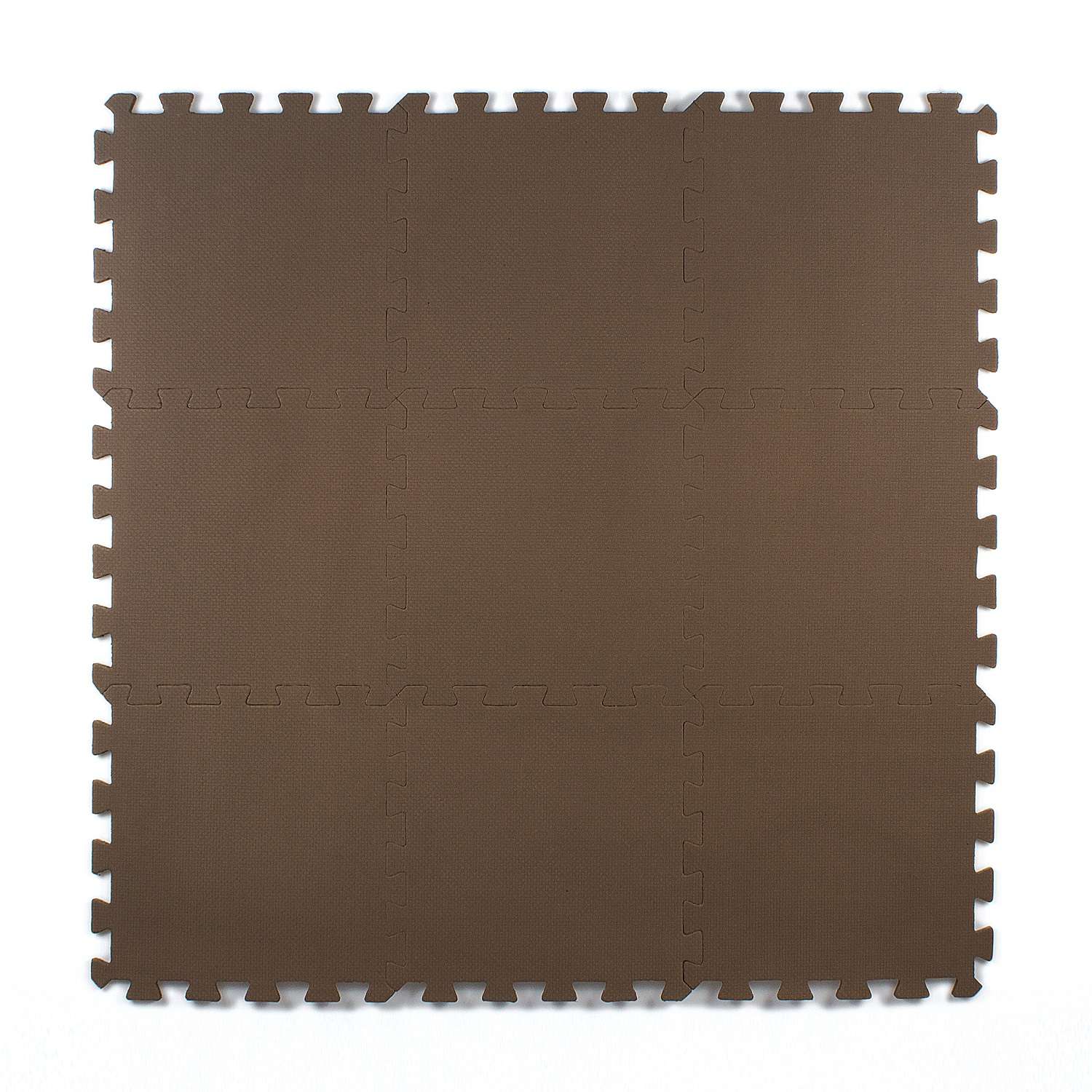 Развивающий детский коврик Eco cover игровой мягкий пол для ползания коричневый 33х33 - фото 2