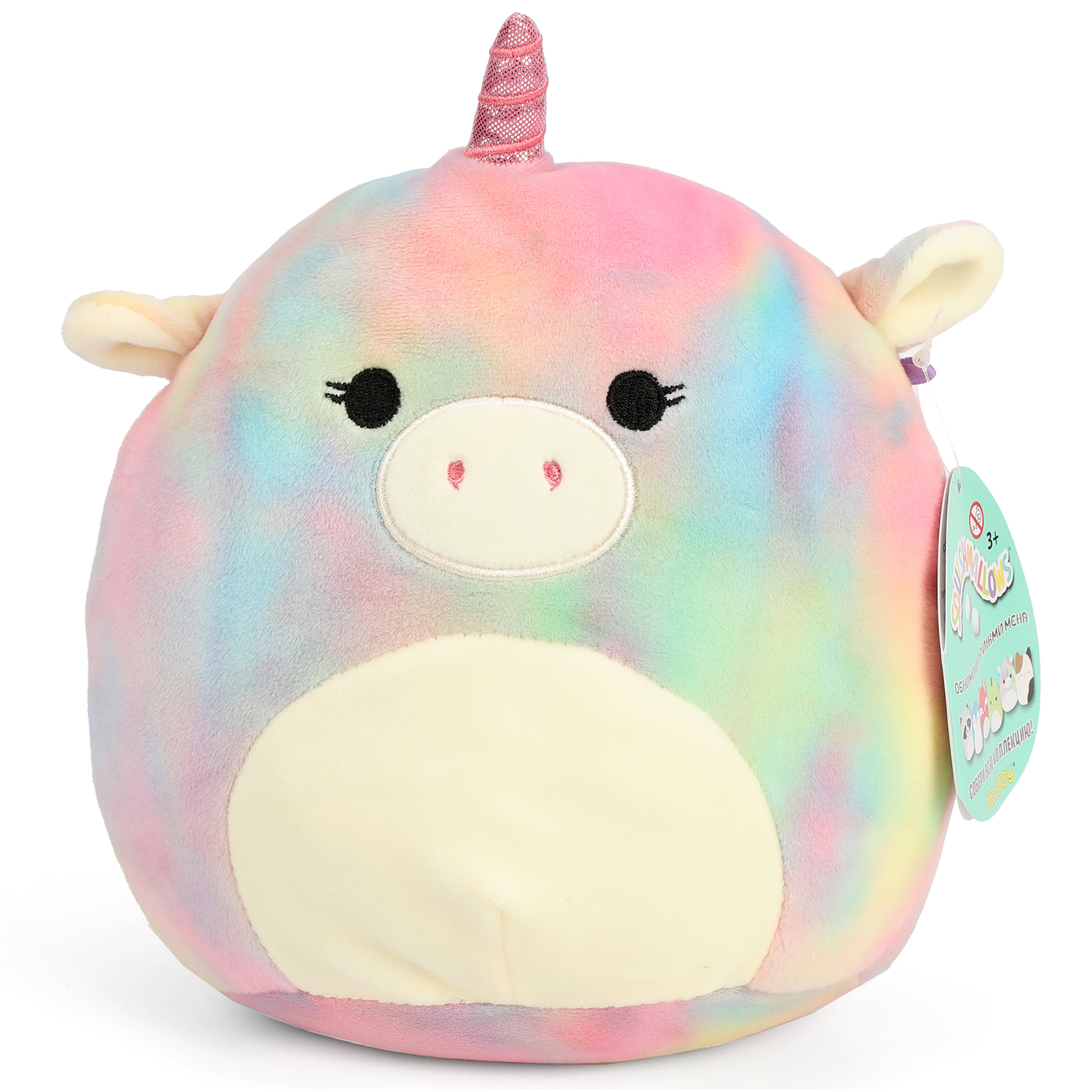 Игрушка мягкая Squishmallows сквиш антистресс Единорог Эсмеральда - фото 1