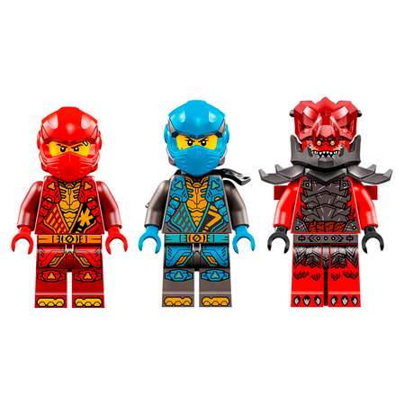 Конструктор детский LEGO Ninjago Штормовой мотоцикл для робота Кая