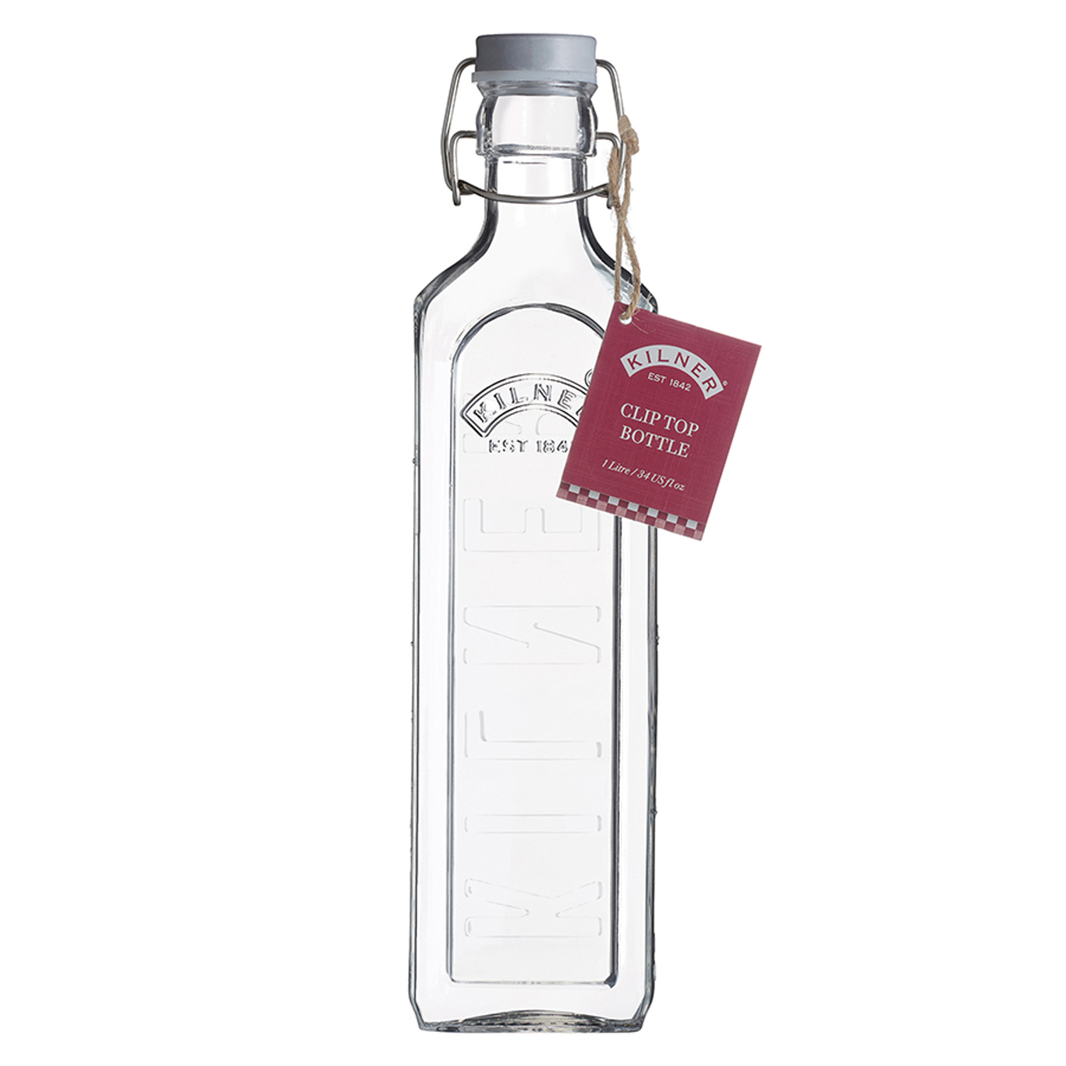 Бутылка Kilner Clip Top с мерными делениями 1 л - фото 5