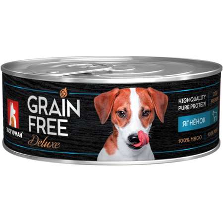 Корм для собак Зоогурман 100г Grain free ягненок консервированный