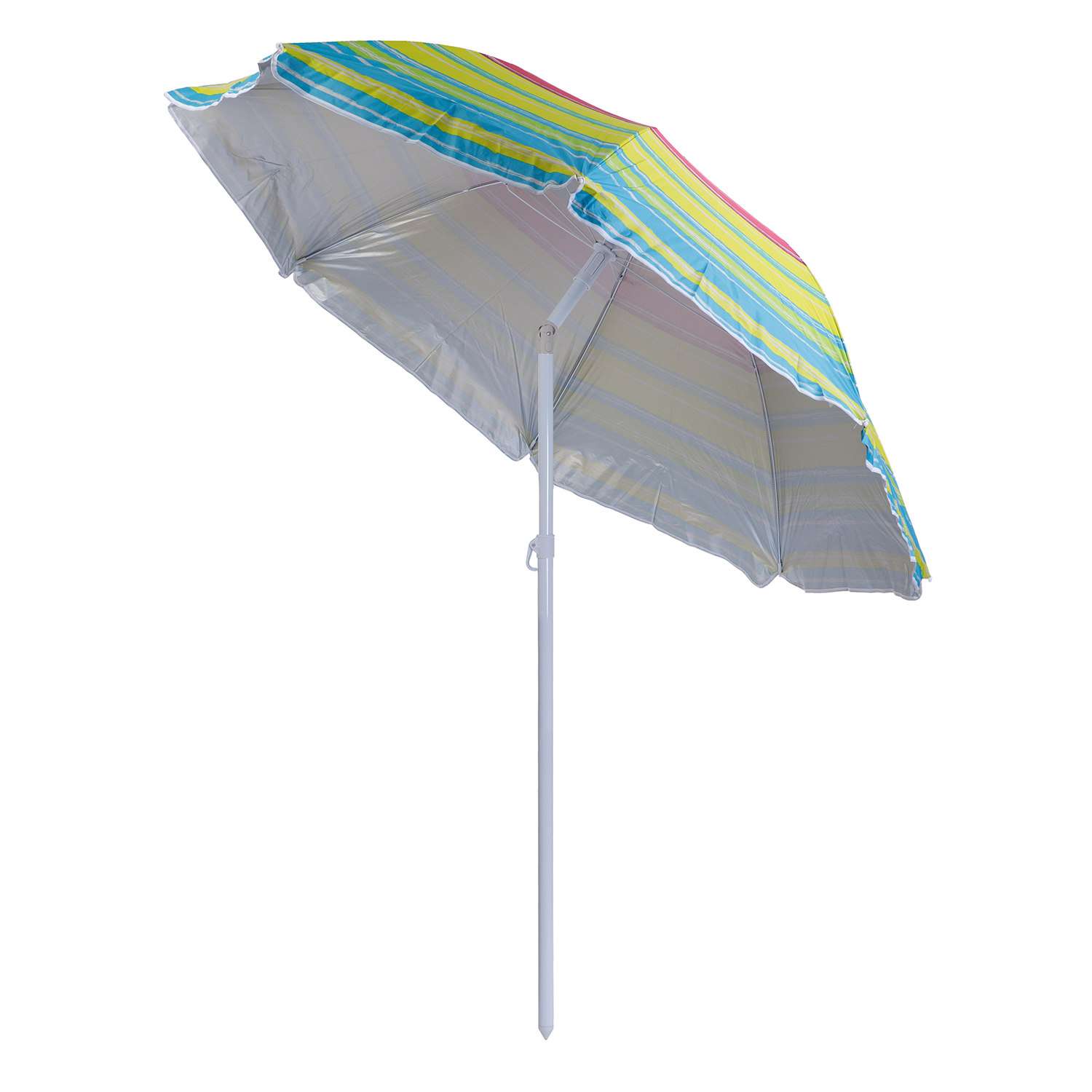 Зонт BABY STYLE 200/8К/желтый/салатовый/голубой/принт/полоса - фото 2