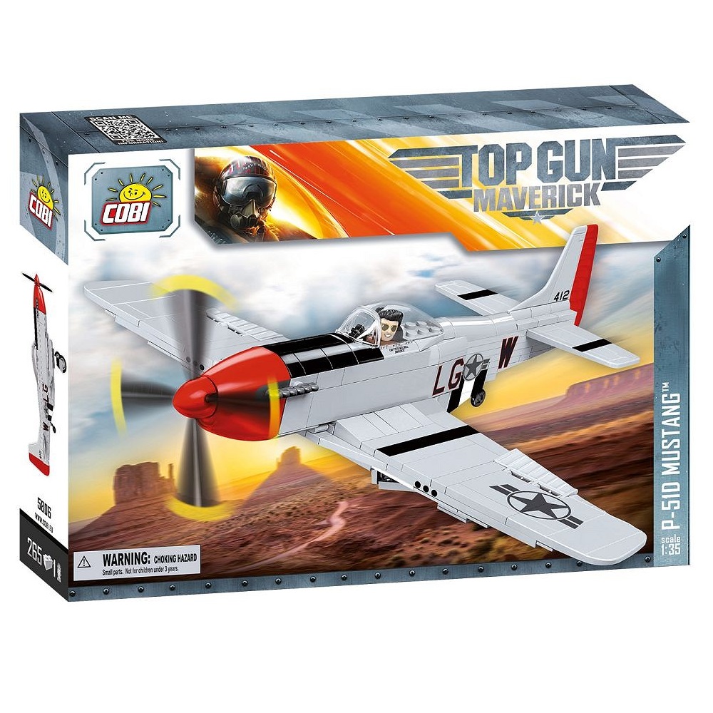 Конструктор COBI Самолет Top Gun Mustang P-51d 265pc Set - фото 1