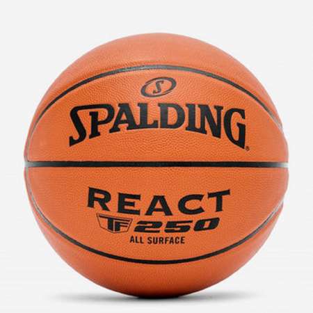 Баскетбольный мяч SPALDING Spalding react tf 250 Fiba sz7