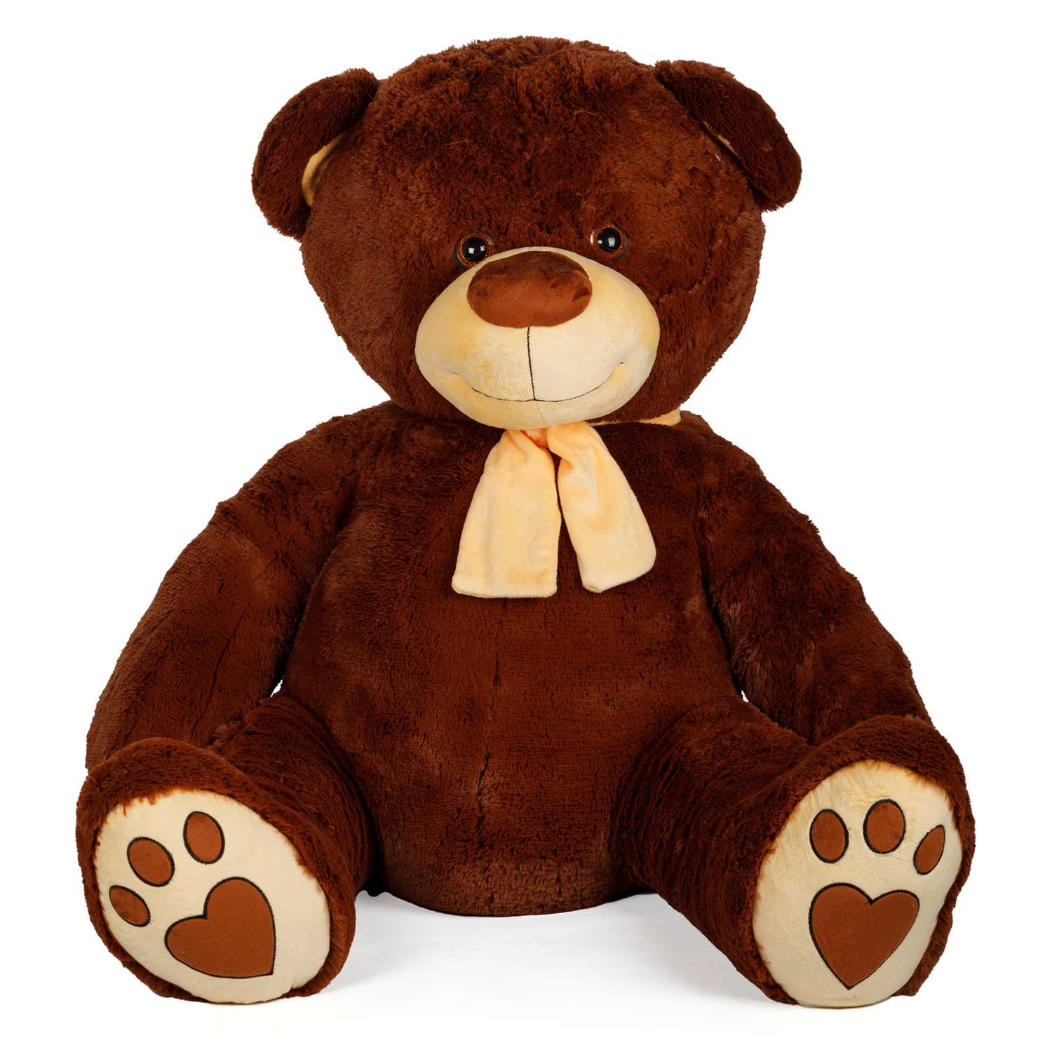 Мягкая игрушка Тутси Медведь Лапочкин игольчатый 100 см коричневый - фото 1