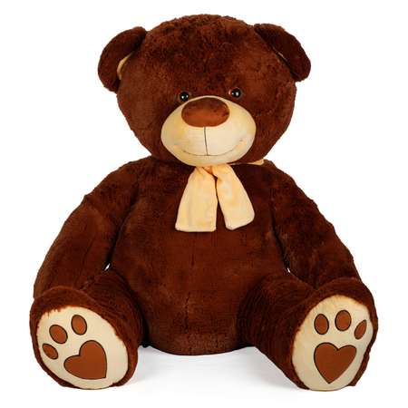 Мягкая игрушка Тутси Медведь Лапочкин игольчатый 100 см коричневый