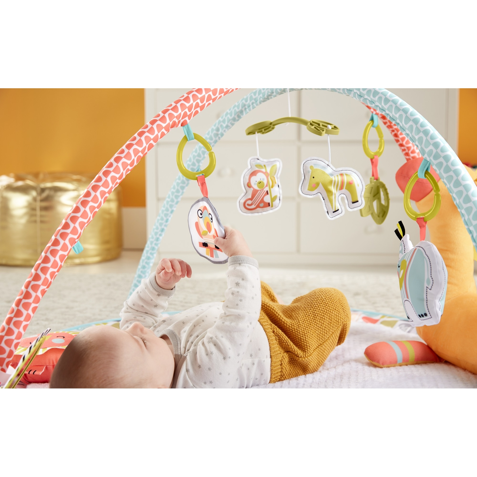 Коврик развивающий Fisher Price Жираф GMG07 - фото 12