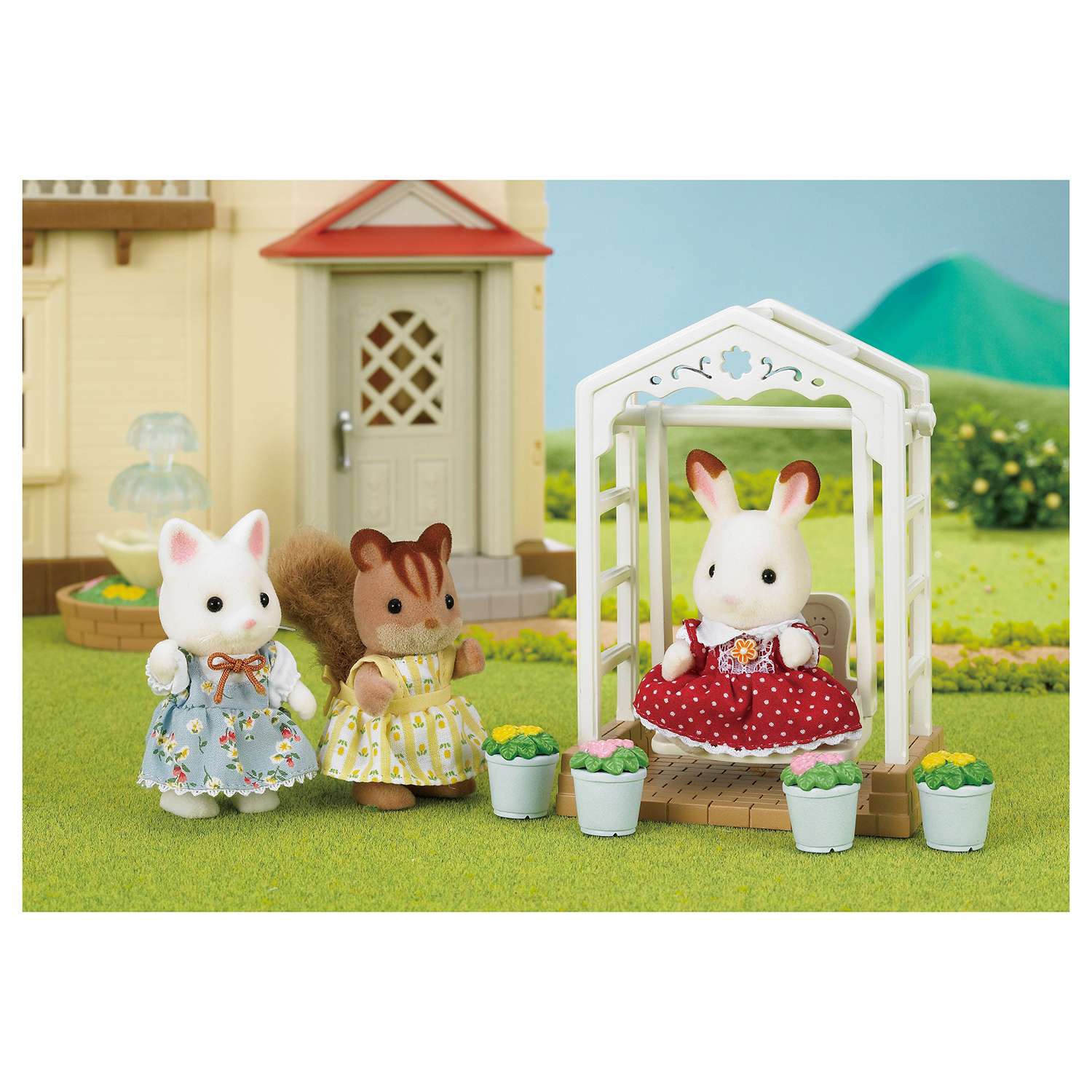 Набор Sylvanian Families "Садовые качели" (4534) - фото 4