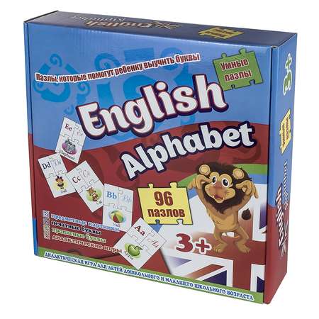 Пазлы Strateg English alfabet 4901