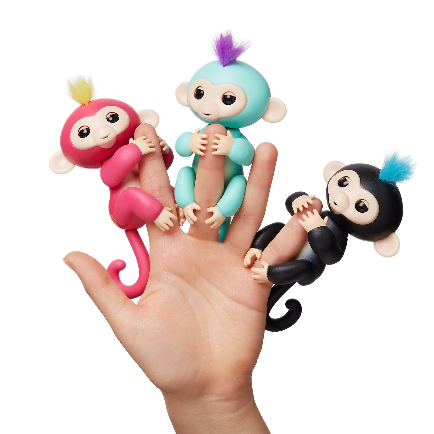 Обезьянка Fingerlings интерактивная Белла Розовая - фото 8