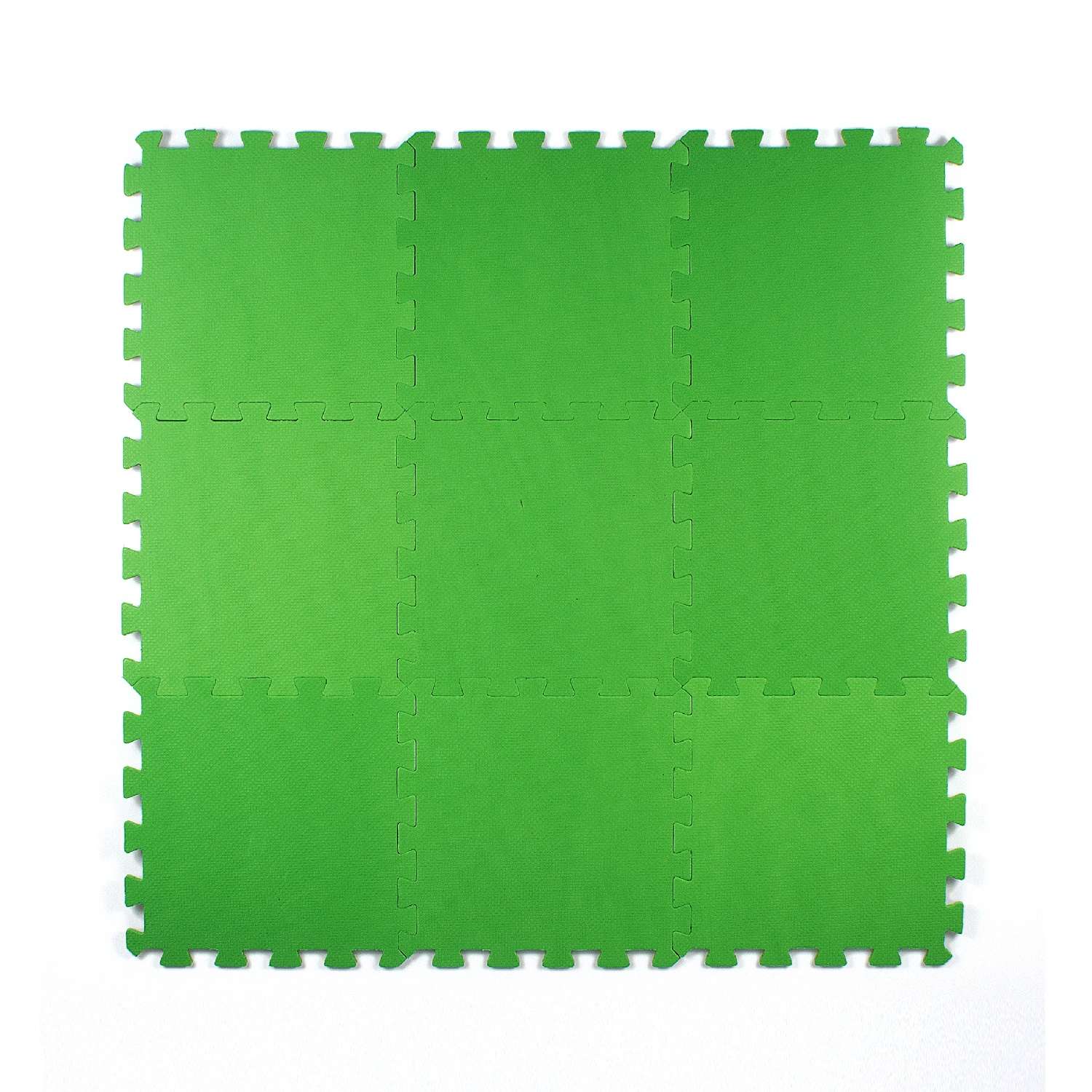 Развивающий детский коврик Eco cover игровой мягкий пол для ползания зеленый 33х33 - фото 2