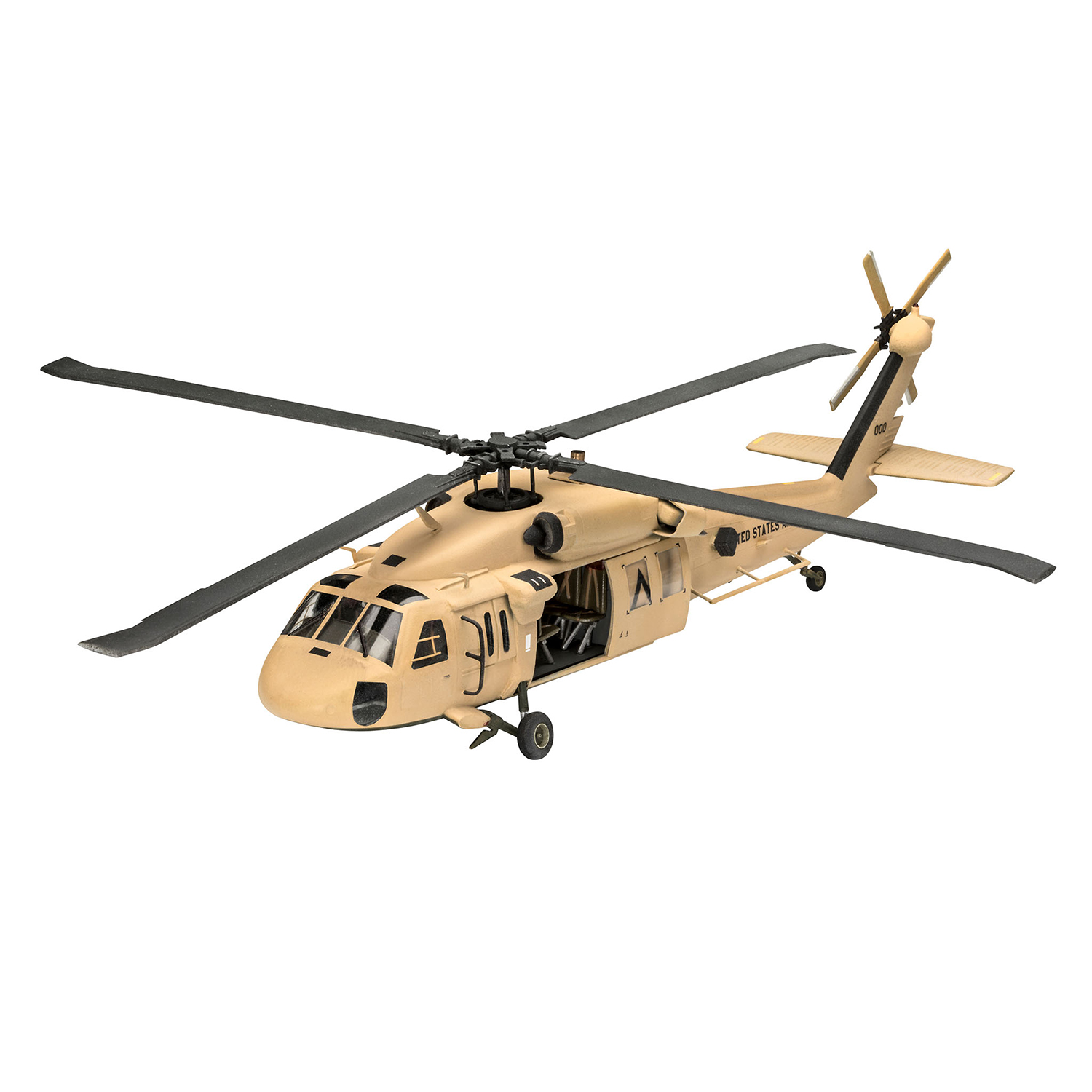 Сборная модель Revell Американский многоцелевой вертолёт UH-60 04976 - фото 1