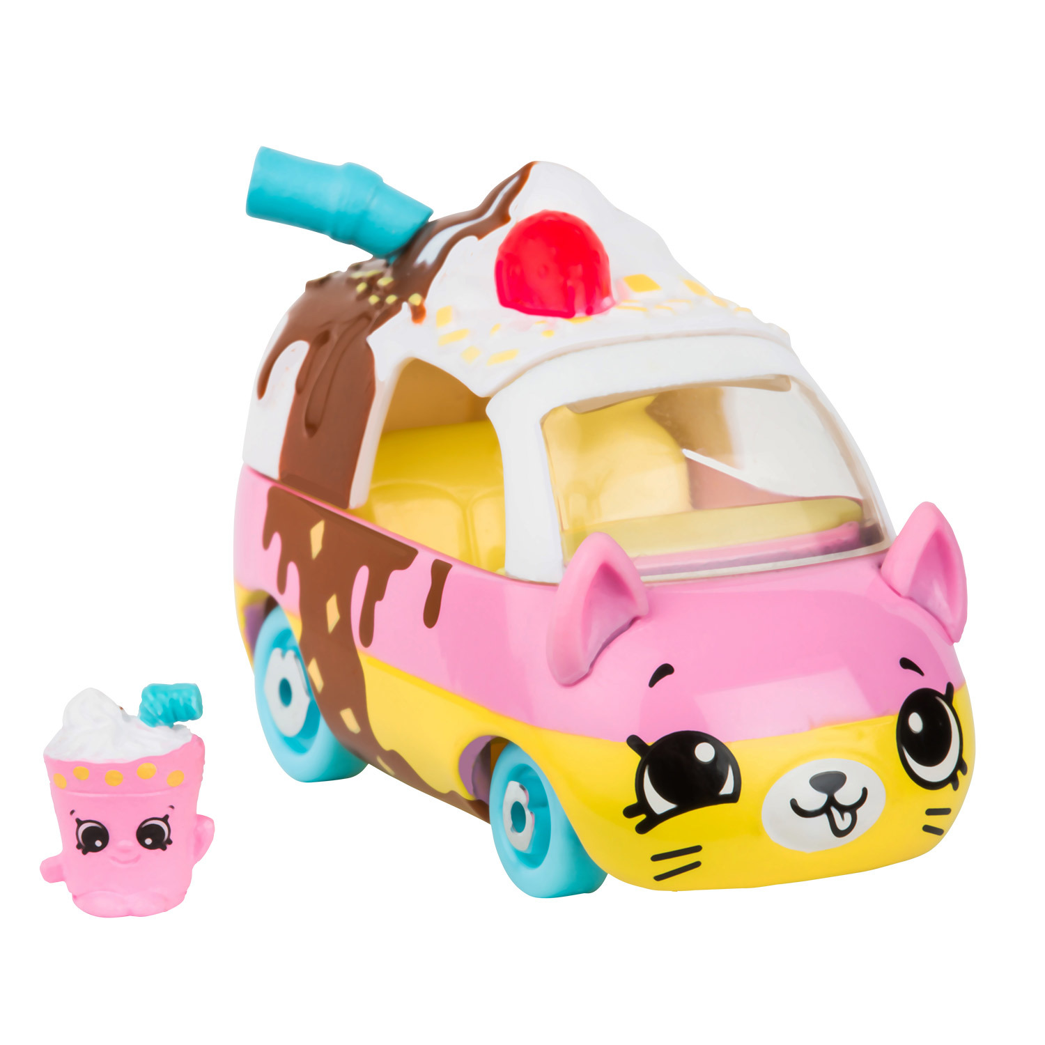 Машинка Cutie Cars с мини-фигуркой Shopkins S3 Шейкер на Колесах 57117 - фото 1