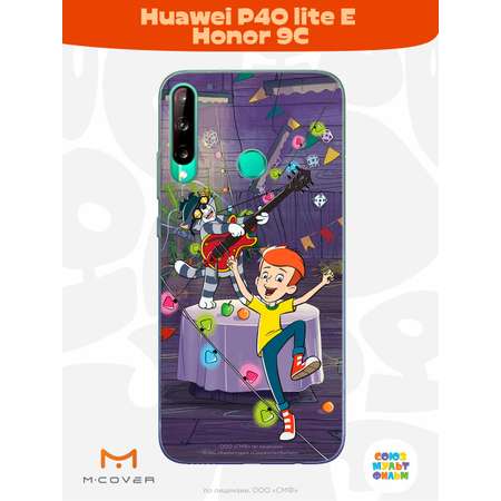 Силиконовый чехол Mcover для смартфона Huawei P40 lite E Honor 9C Союзмультфильм Матроскин блюз