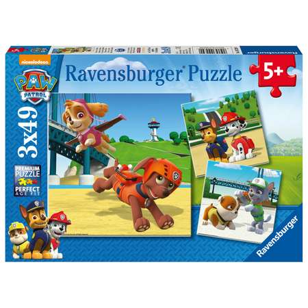 Пазл Ravensburger Щенячий патруль 49элементов*3шт 09239