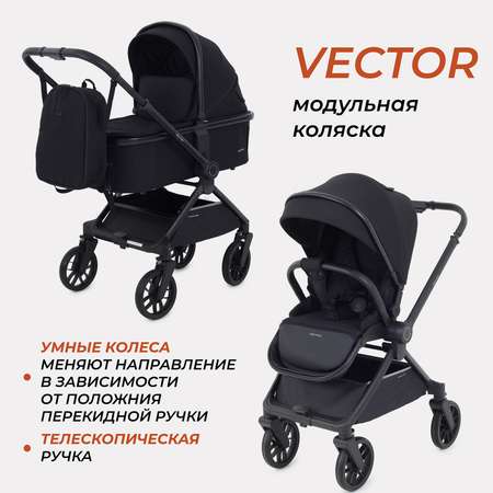 Коляска всесезонная 2в1 Rant Vector RA322 Black