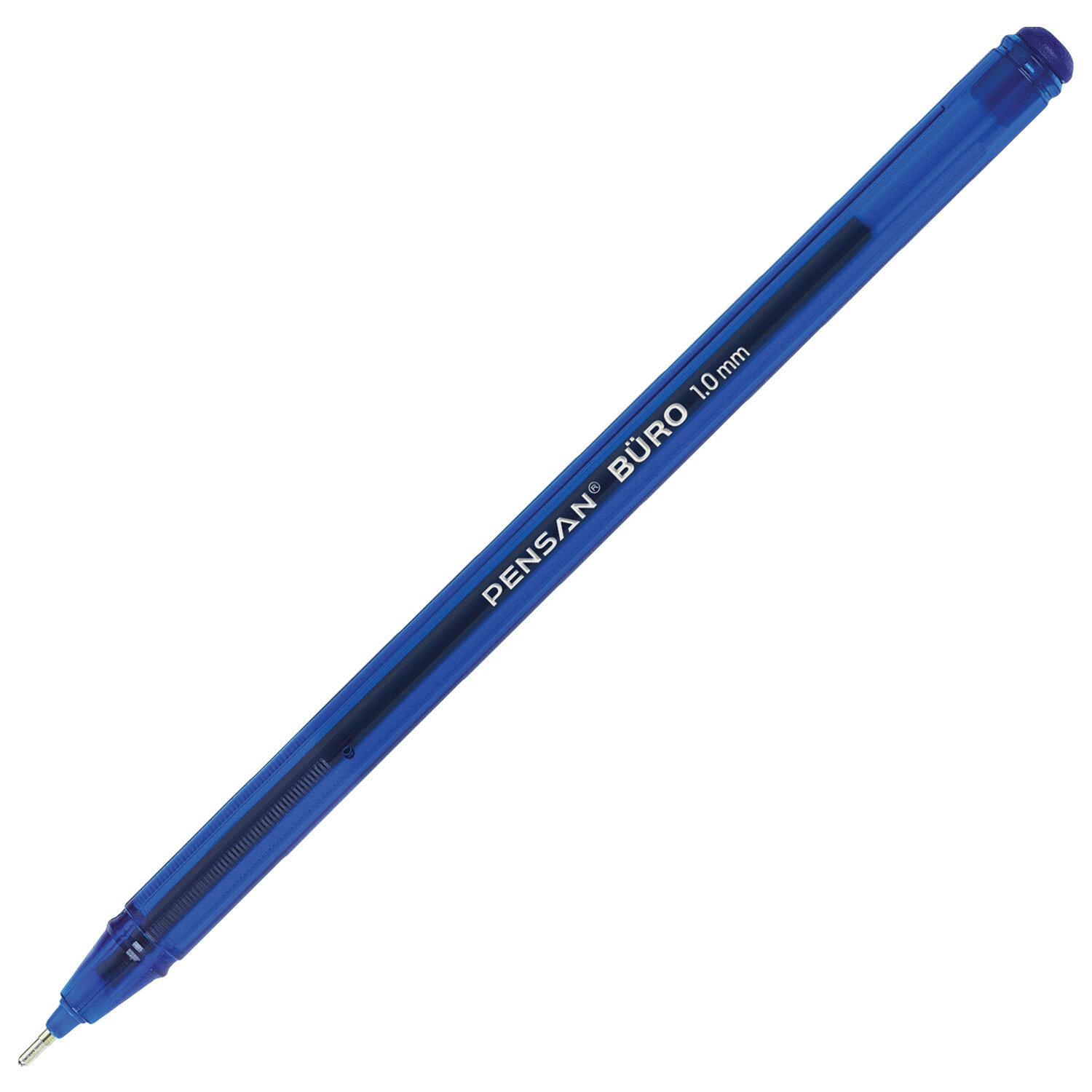 Ручки шариковые PENSAN синие масляные набор 50 штук для школы - фото 4