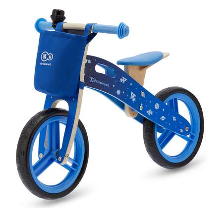 Беговел Kinderkraft Runner Galaxy Blue с аксессуарами KKRRUNGBLU00AC