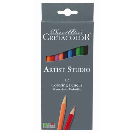 Цветные карандаши CRETACOLOR Профессиональные Artist Studio 12 цветов