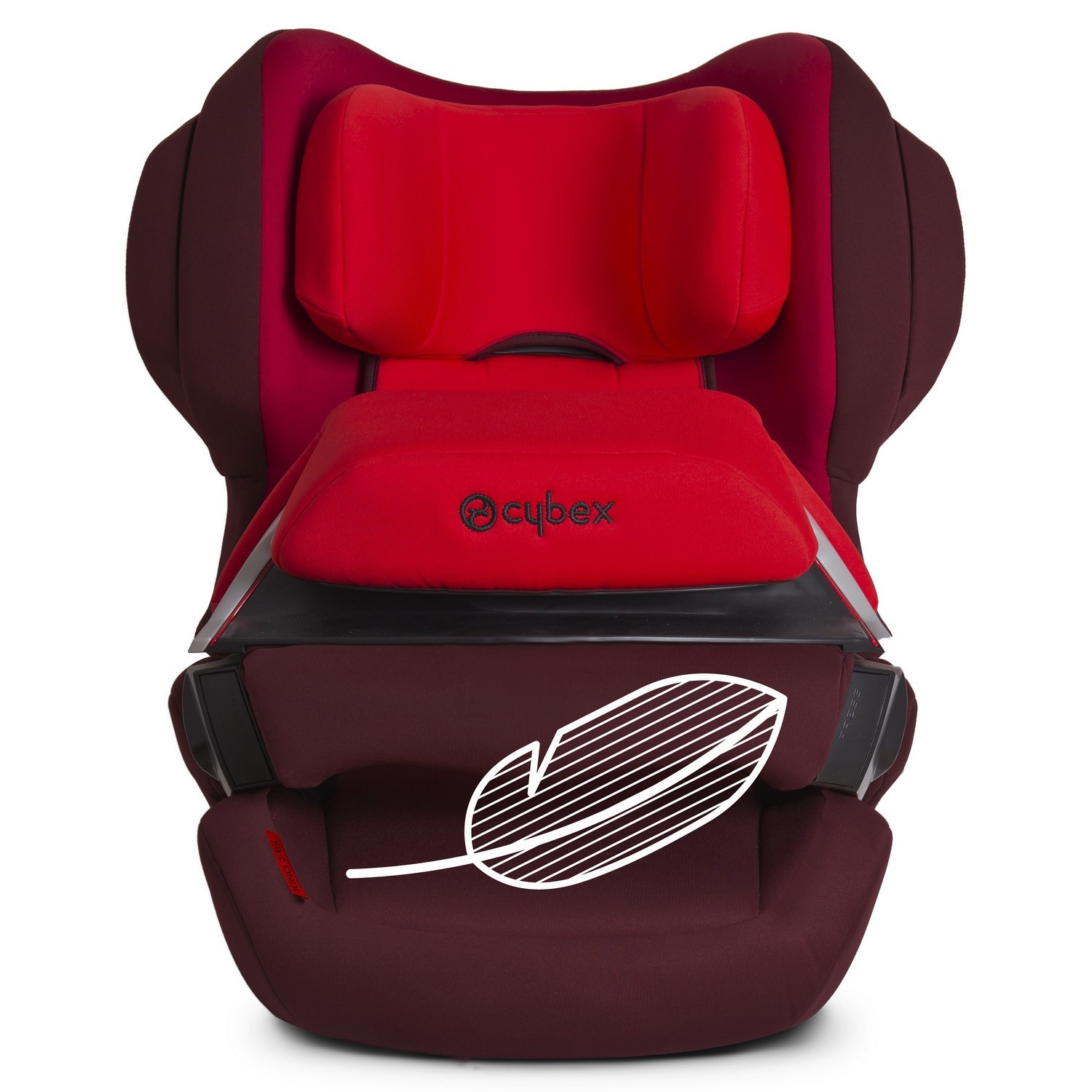 Автокресло Cybex Juno 2-Fix Rumba Red - фото 5