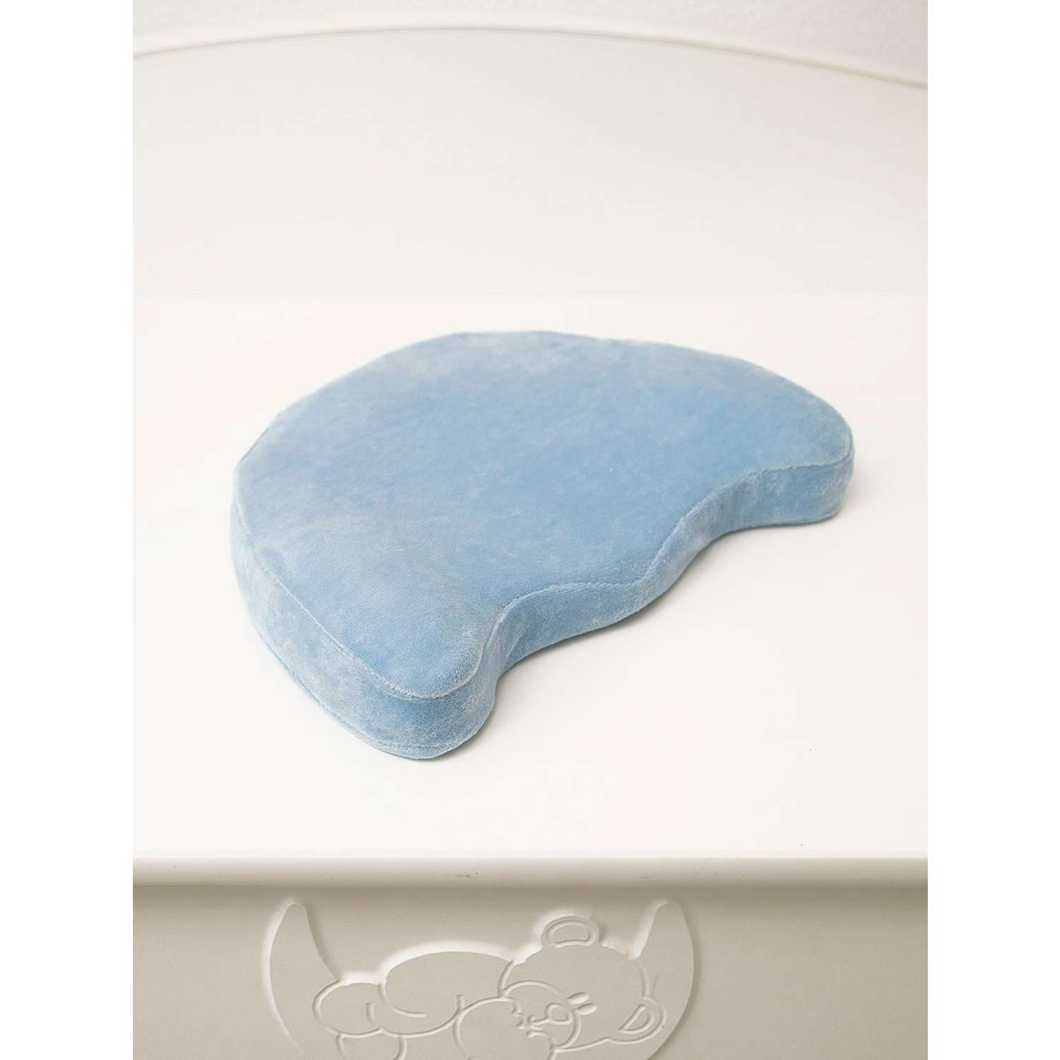 Подушка для новорожденных Baby Nice с эффектом памяти MEMORY FOAM голубой - фото 1