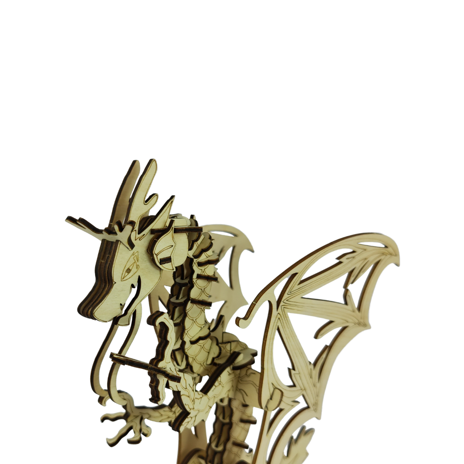 Сборная модель My_derevo Деревянный Дракон Игрушка Статуэтка 2024 - фото 5