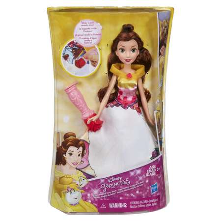 Кукла Princess Hasbro в юбке с проявляющимся принтом Бэлль B6850EU40