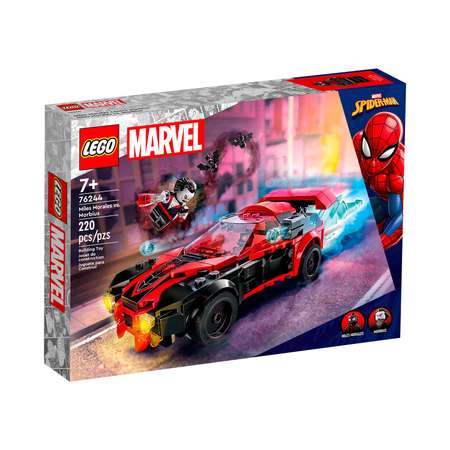 Конструктор детский LEGO Marvel Майлз Моралес против Морбиуса 76244