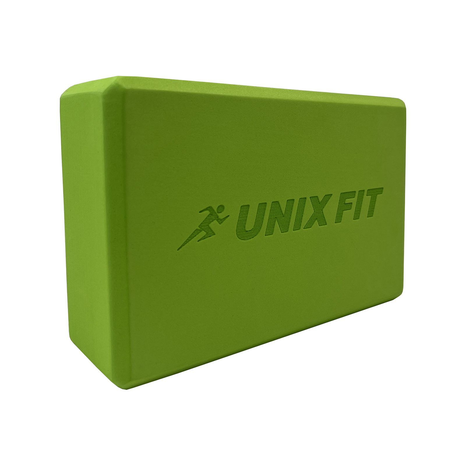 Блок для йоги и фитнеса UNIX Fit , зеленый, блок для пилатеса и растяжки 23 х 15 х 7 см, 2 шт. - фото 8