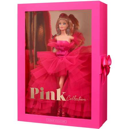 Кукла Barbie Золото коллекционная в розовом платье GTJ76
