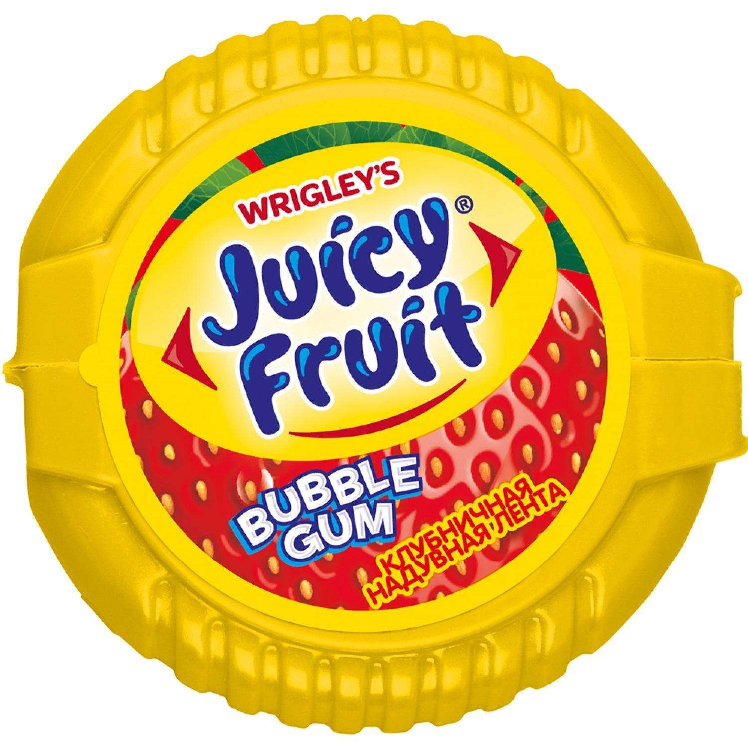 Резинка жевательная Juicy Fruit Клубничная лента 30г - фото 1