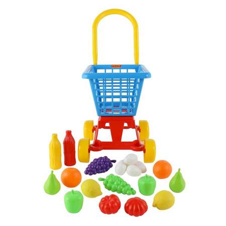 Тележка Palau Toys Supermarket №1 и набор продуктов 42989_PLS